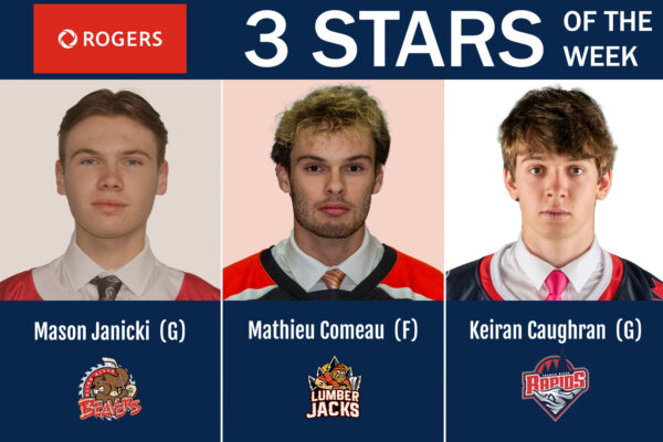 NOJHL names its Rogers 3 Stars of the Week